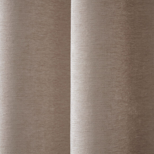 BLACKOUT & THERMAL TEXTURED NATURAL 66x54 Curtain