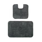2 Piece Cotton Plain Dye Bathroom Set