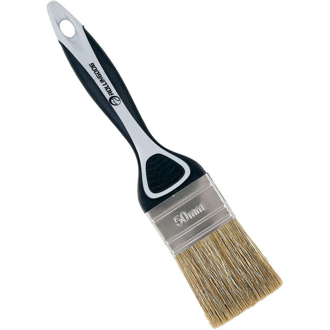 Rolling Dog 50mm Paint Brushes w/ Rubber Handle
