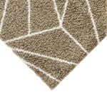 JVL Geo Brown Mega Mat 50cm x 75cm