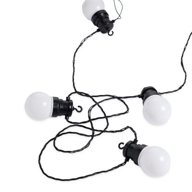 21 White Connectable Garden Party Bulbs