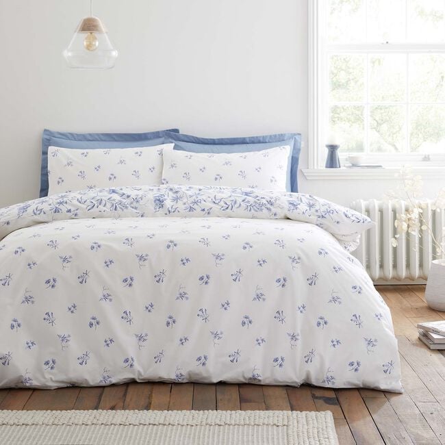 BIANCA SINGLE DUVET COVER Thea Floral Blue