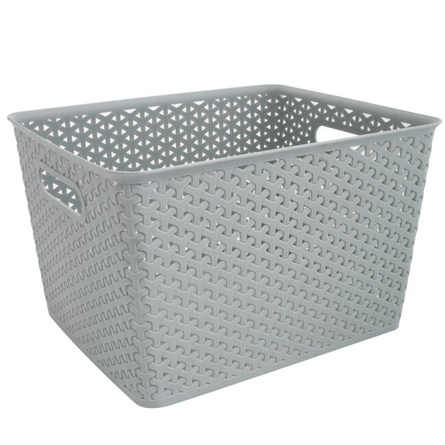 Geometric Storage Basket 19L - Mint