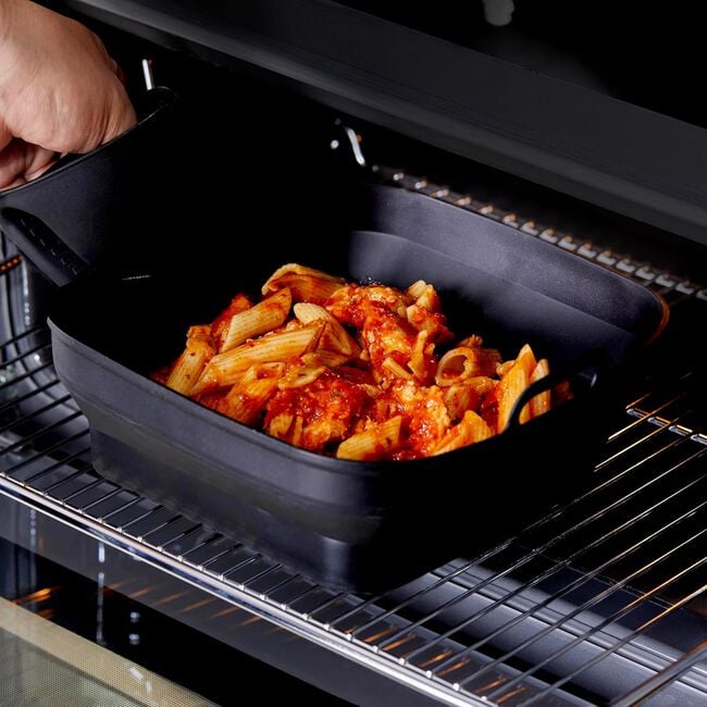 Tower Black Square Foldable Air Fryer Trays - 2pk