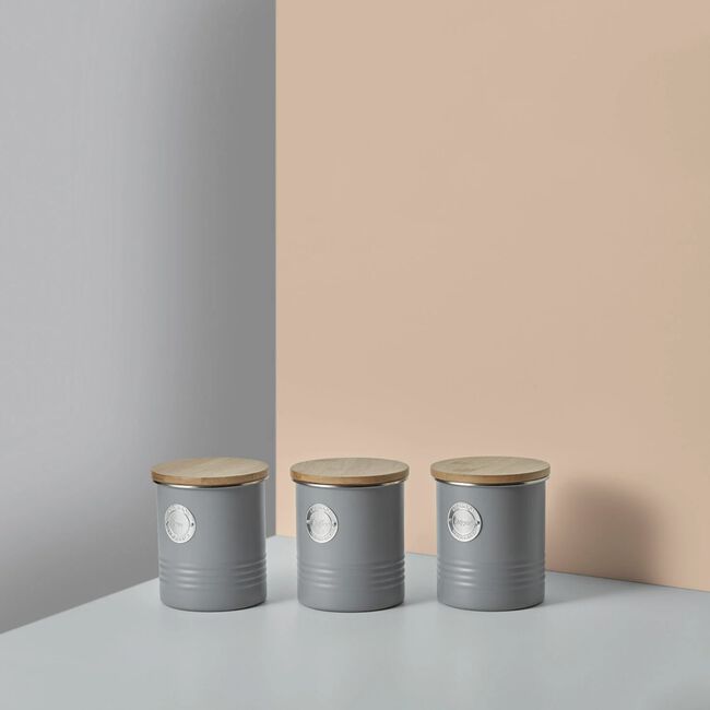 TYPHOON LIVING GREY 1L Sugar Canister