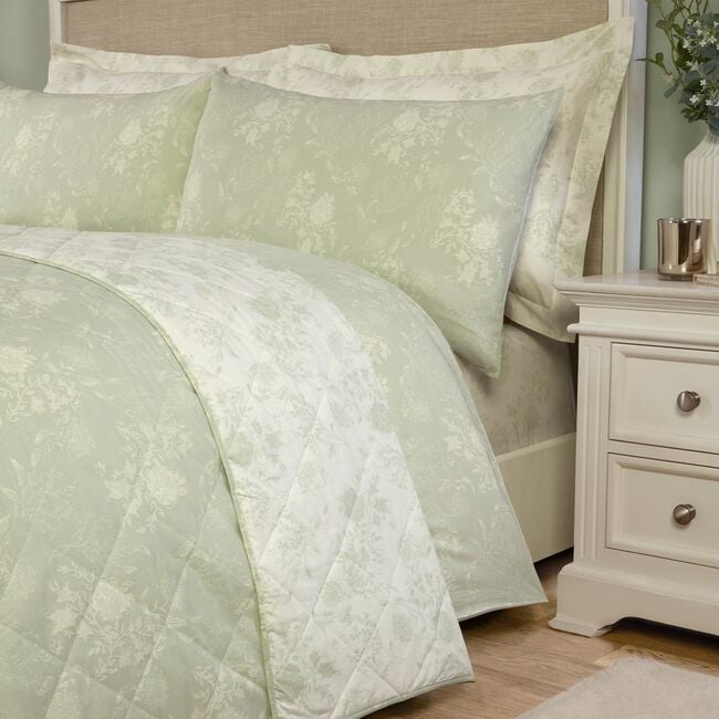 ARABESQUE SAGE 200x220cm Bedspread
