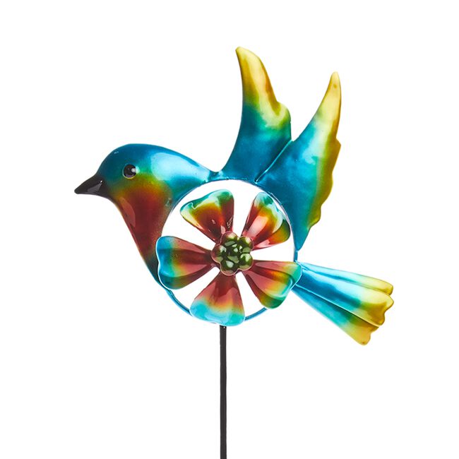 Summer Bird Garden Stake
