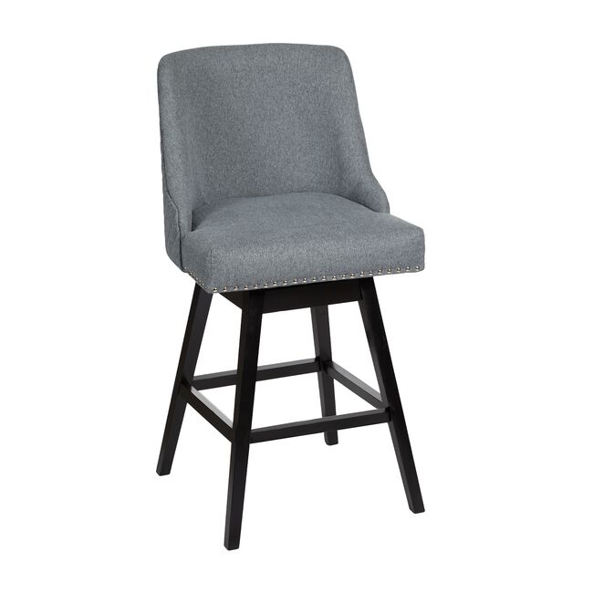 Chelsea Barstool - Charcoal Linen