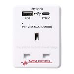 Stylectrix USB & Type-C Travel Adaptor