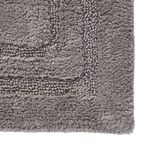 COTTON BORDER GUNMETAL 50x80 Bath Mat