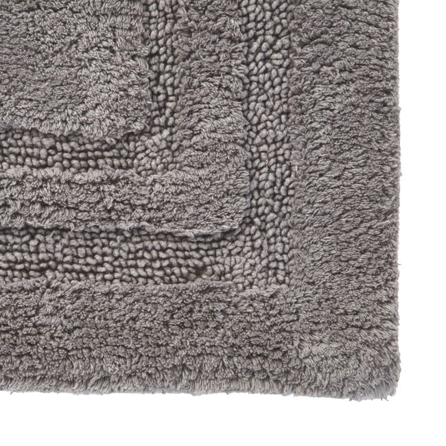 COTTON BORDER GUNMETAL 50x80 Bath Mat