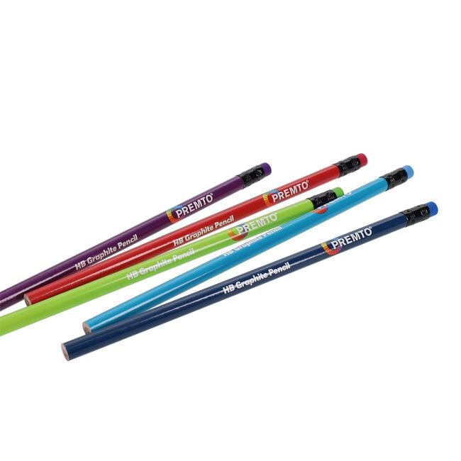 Premto HB Pencils With Eraser Tip - Pack Of 5