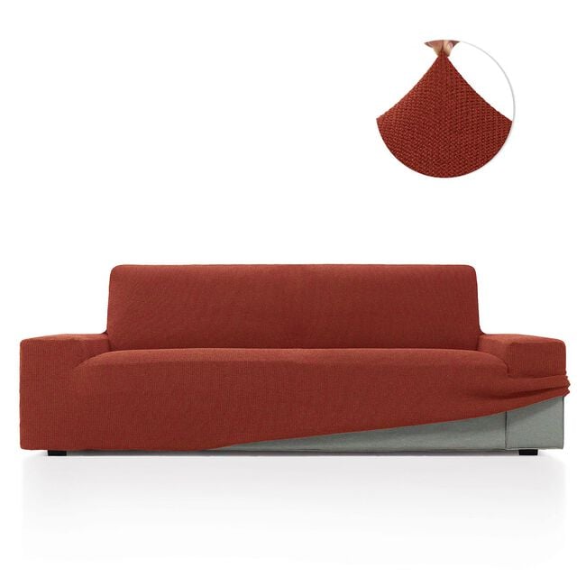 TWO WAY SUPER STRETCH CLAY 3 Seater Sofa Cover