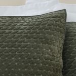 BIANCA ATTICA VELVET GREEN 50x75cm Pillowshams