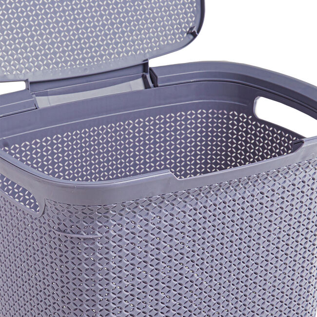 EZY Mode Lilac Laundry Hamper 57L