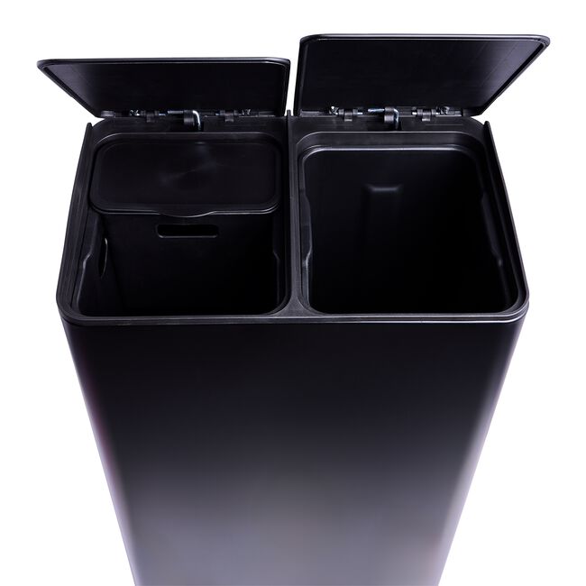 60L RECYCLING BIN Black