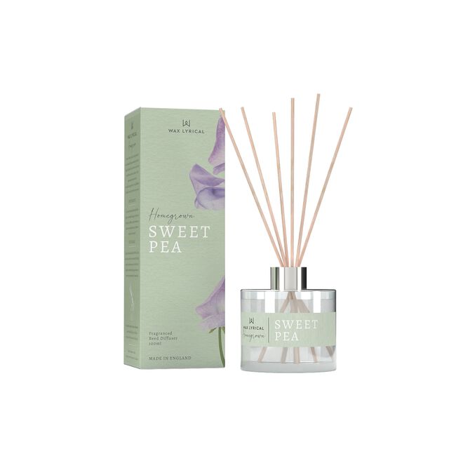 Wax Lyrical Home Grown Reed Diffuser Sweet Pea