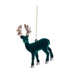 Velvet Reindeer Ornament