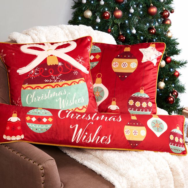 Christmas Wishes Cushion Covers - 2 Pack