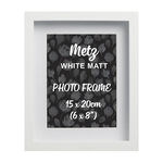 6x8 METZ WHITE Matt Frame