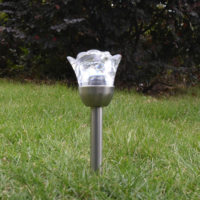Solar Rose Post Light