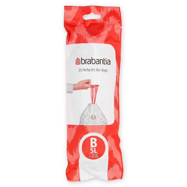 Brabantia Perfect Bin Liners 5L (B) 20 Pack