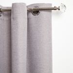 ROOM DARKENING EXTENDABLE DIAMOND 120-210cm Nickel