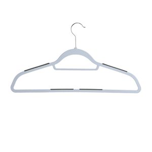Skinny 10 Pack Grey  Hangers with Anti Slip