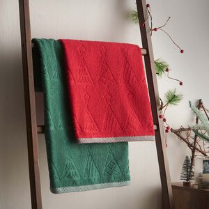 Nicole Day Carved Fir Guest Towel - 2 Pack