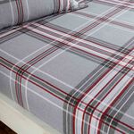 BRUSHED COTTON FAIRISLE DEER Single Fitted Sheet