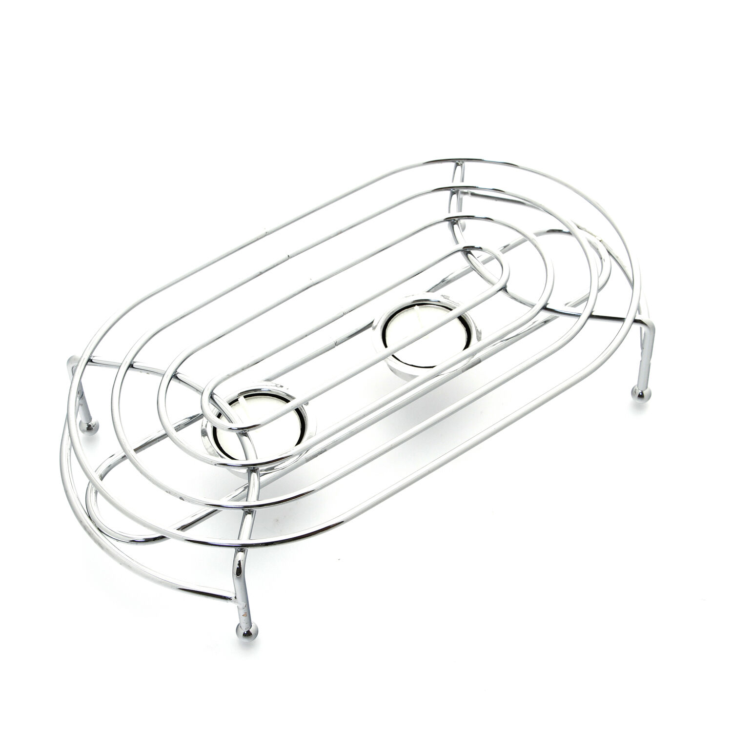 Double Food Warmer Chrome Home Store + More