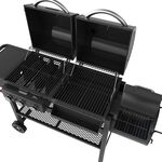 Mastercook Dual Function Gas & Charcoal Smoker BBQ