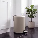 SILVIE MATT BEIGE 3L SOFT CLOSE BATHROOM Bin