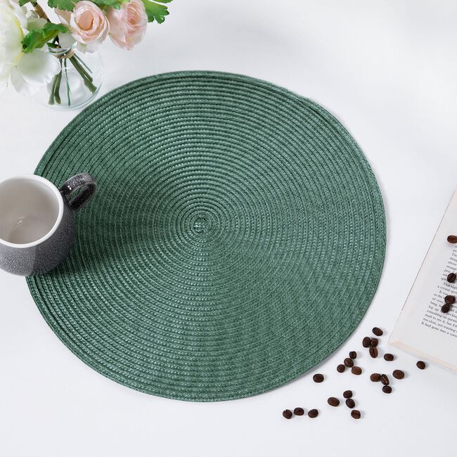 ROUND WOVEN Sage