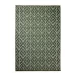 Leaves Green 150cm x 210cm Outdoor Rug - Green