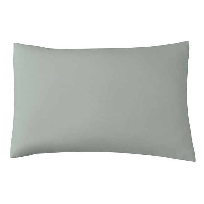 HOUSEWIFE PILLOWCASE PAIR Luxury Percale Forest Green 5K