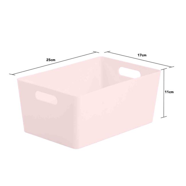 STUDIO 4.02 BASKET RECTANGULAR Pink