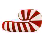 Candy Cane Cushion 40cm - Red/White