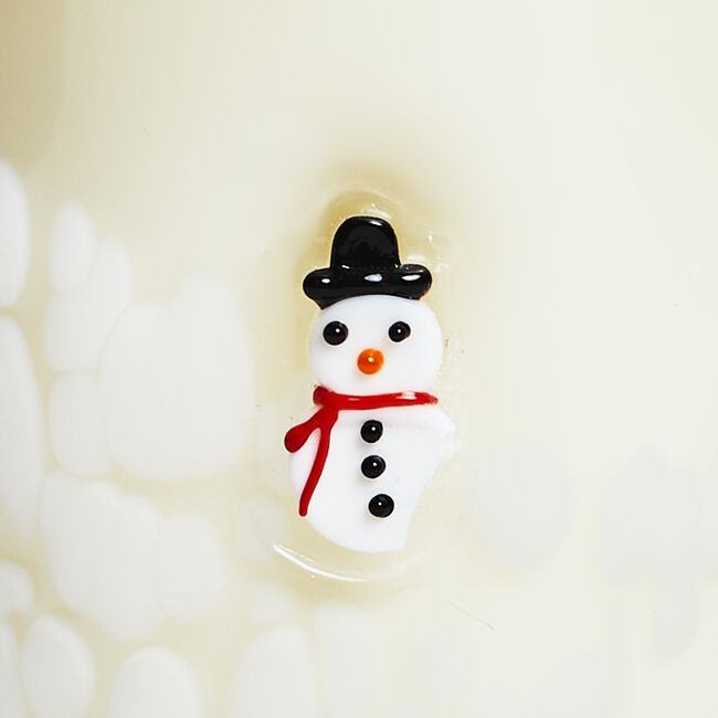 Christmas Snowdrop Candle Jar