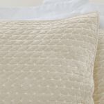 BIANCA ATTICA VELVET NATURAL 50x75cm Pillowshams