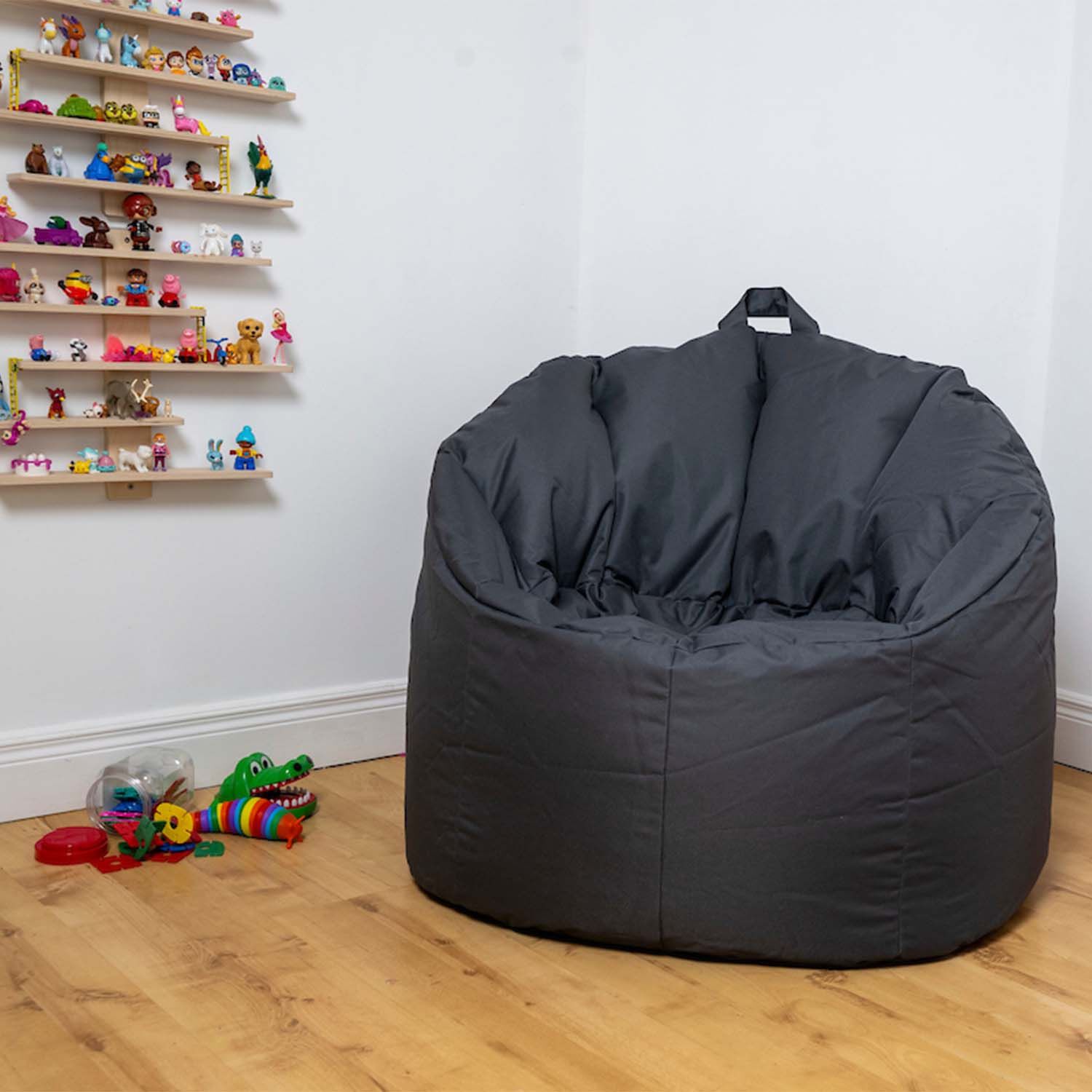 Snug Seat Bean Bag Chair Grey Home Store + More