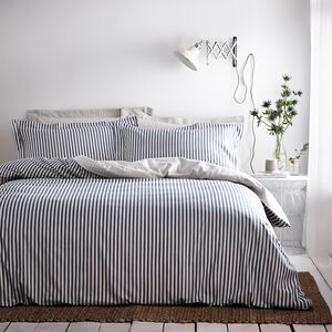 SINGLE DUVET COVER Herbden Navy/Grey