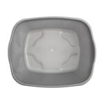 Silver Rectangular Basin