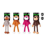Smart Choice Plush Monkey Dog Toy - Assorted