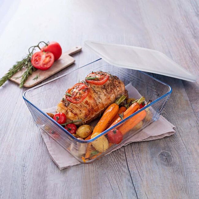 Pyrex® Cook & Freeze Rectangular Dish With Lid 4L