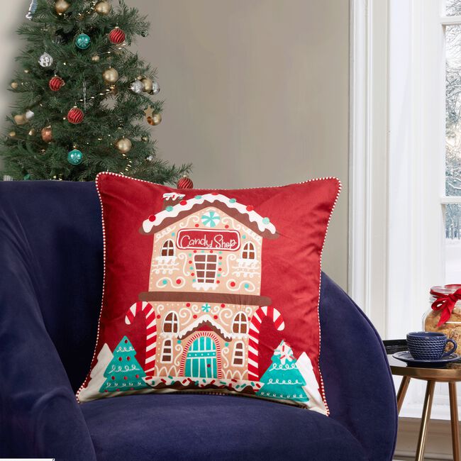 Christmas Candy Cushion 45cm x 45cm 