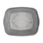 Silver Rectangular 12L Basin