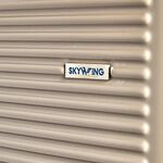 Large Lightweight Hardshell Luggage - Champagne