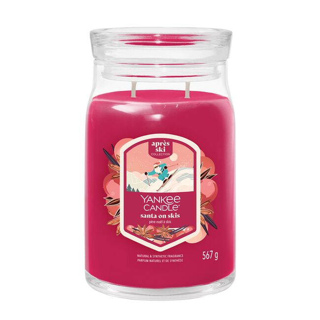 Yankee Candle® Santa On Skis 567g Candle Jar