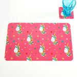 Unicorn Placemats & Coasters 6 Pack 